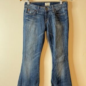 Vintage Y2K Hudson Low-Rise Flares Size 24